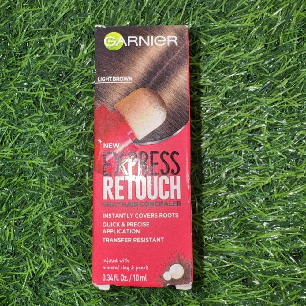 Garnier EXPRESS RETOUCH Grey Hair Concealer Light Brown .34 fl oz